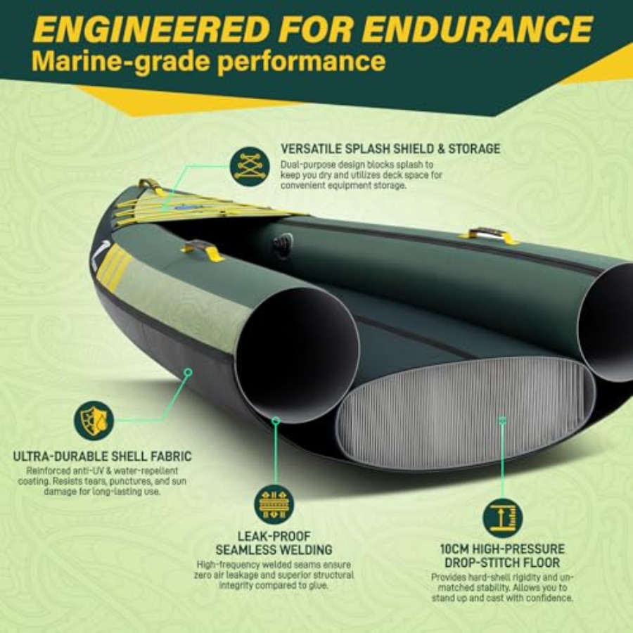 Inflatable Touring Kayak For L - Fishing Kayak Seat 评论和价格