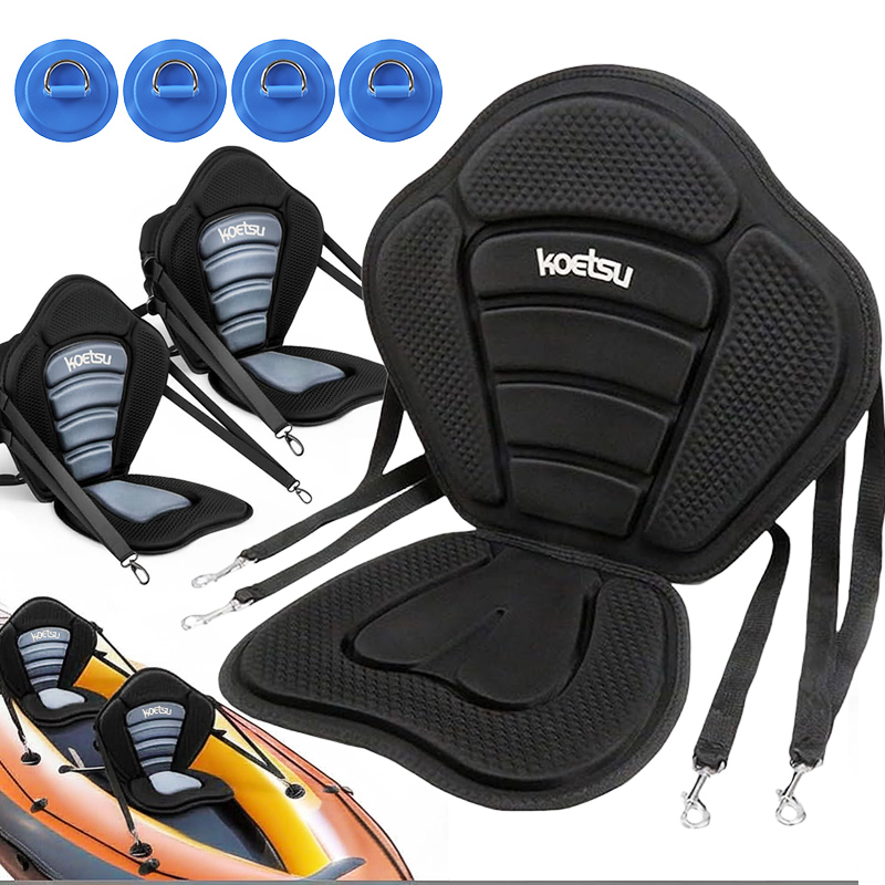 Kayak Seat Adjustable EVA Back - Fishing Kayak Crate 评论和价格